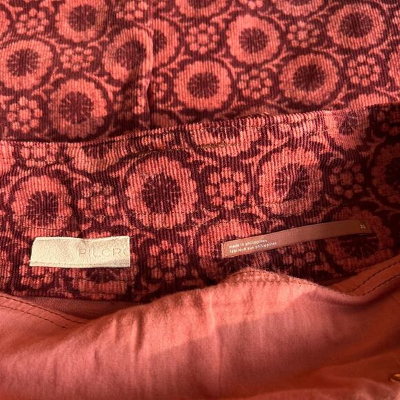 Anthropologie Pilcro Corduroy Overalls Relaxed Print - Picture 9 of 10